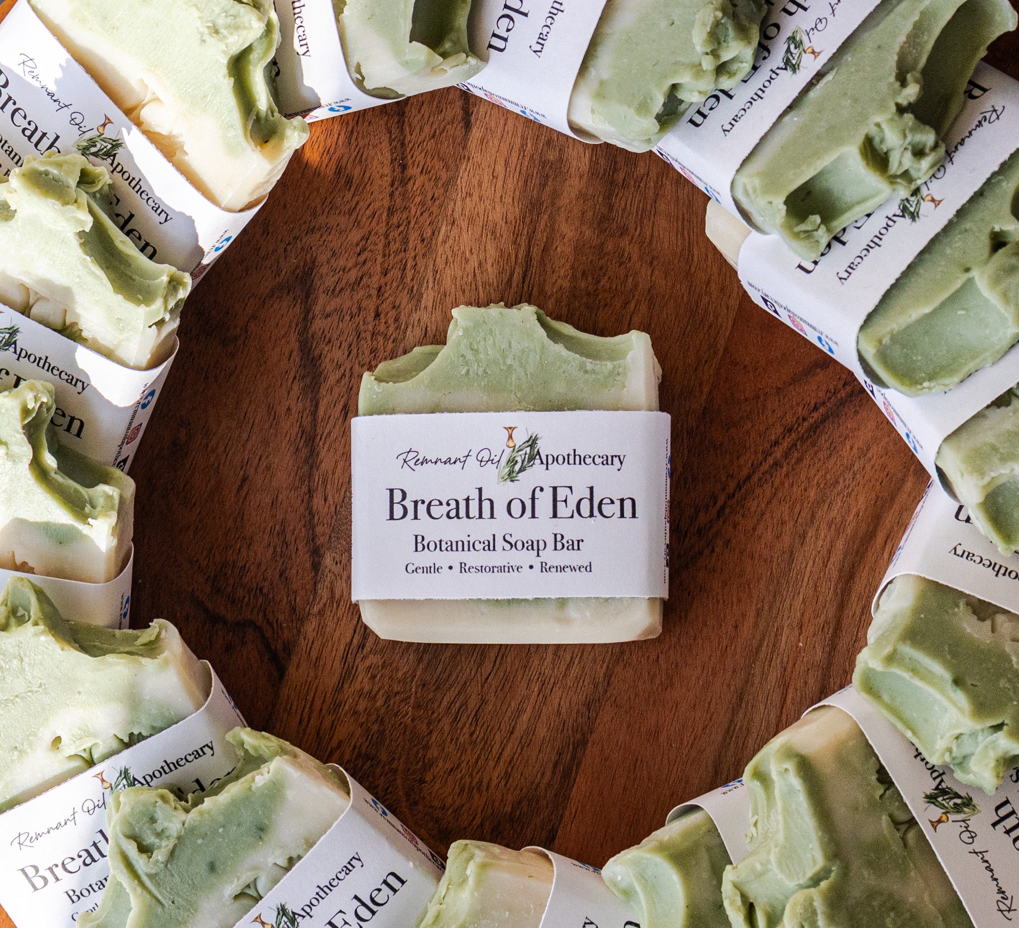 Breath of Eden Soap | Herbal Tallow Soap Bar for Gentle Daily Cleansing