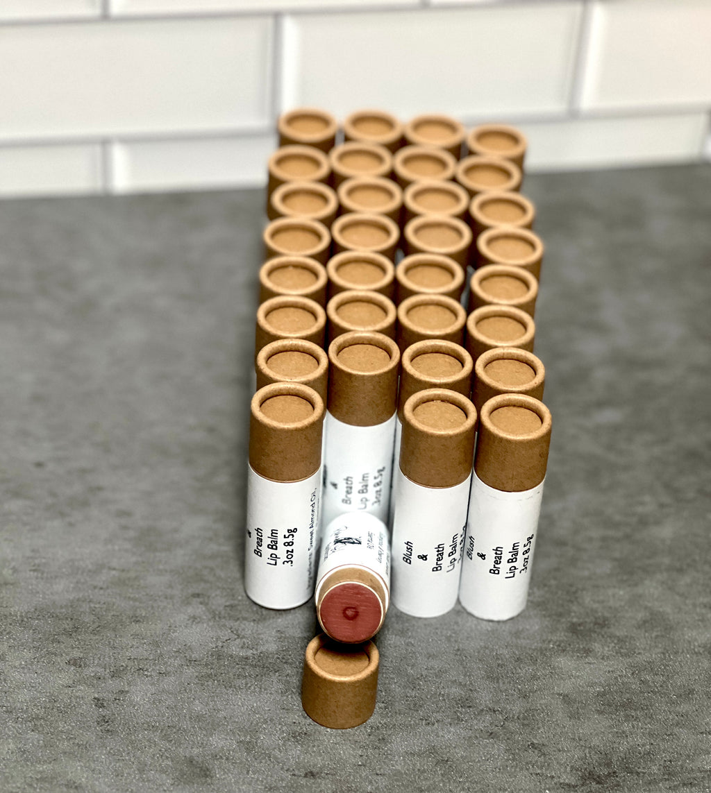 Plastic Free - Blush & Breath Lip Balm .3 oz/8.5 ml Tube
