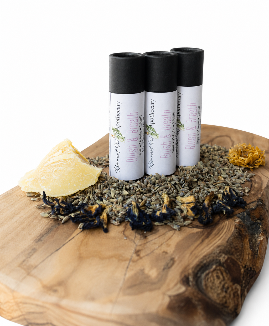 Blush & Breath Lavender-Infused Botanical Lip Balm