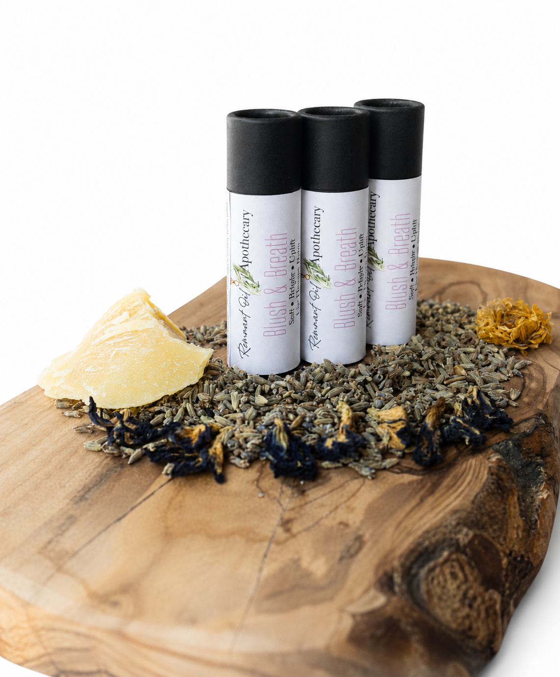 Blush & Breath Lavender-Infused Botanical Lip Balm