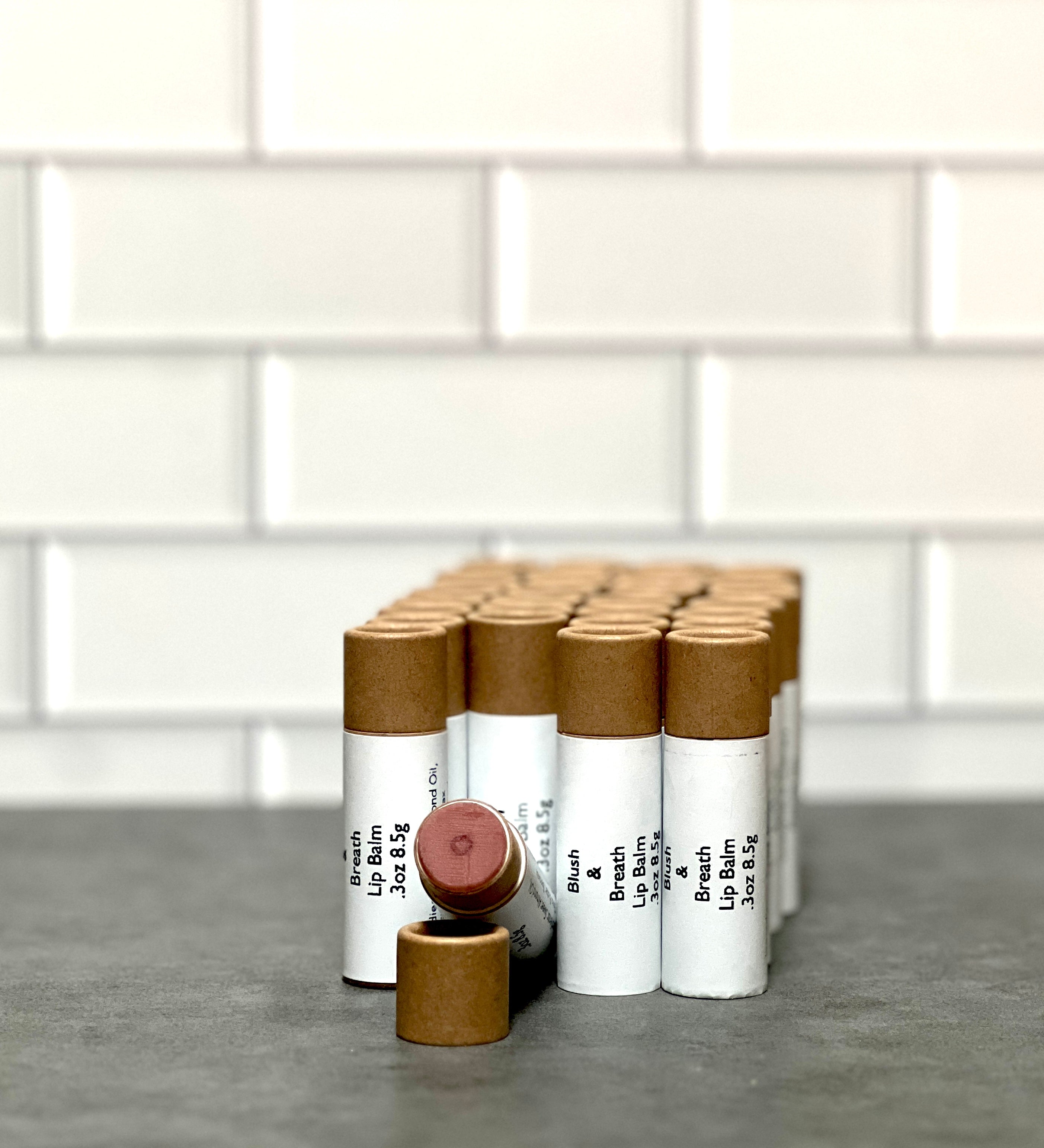 Plastic Free - Blush & Breath Lip Balm .3 oz/8.5 ml Tube