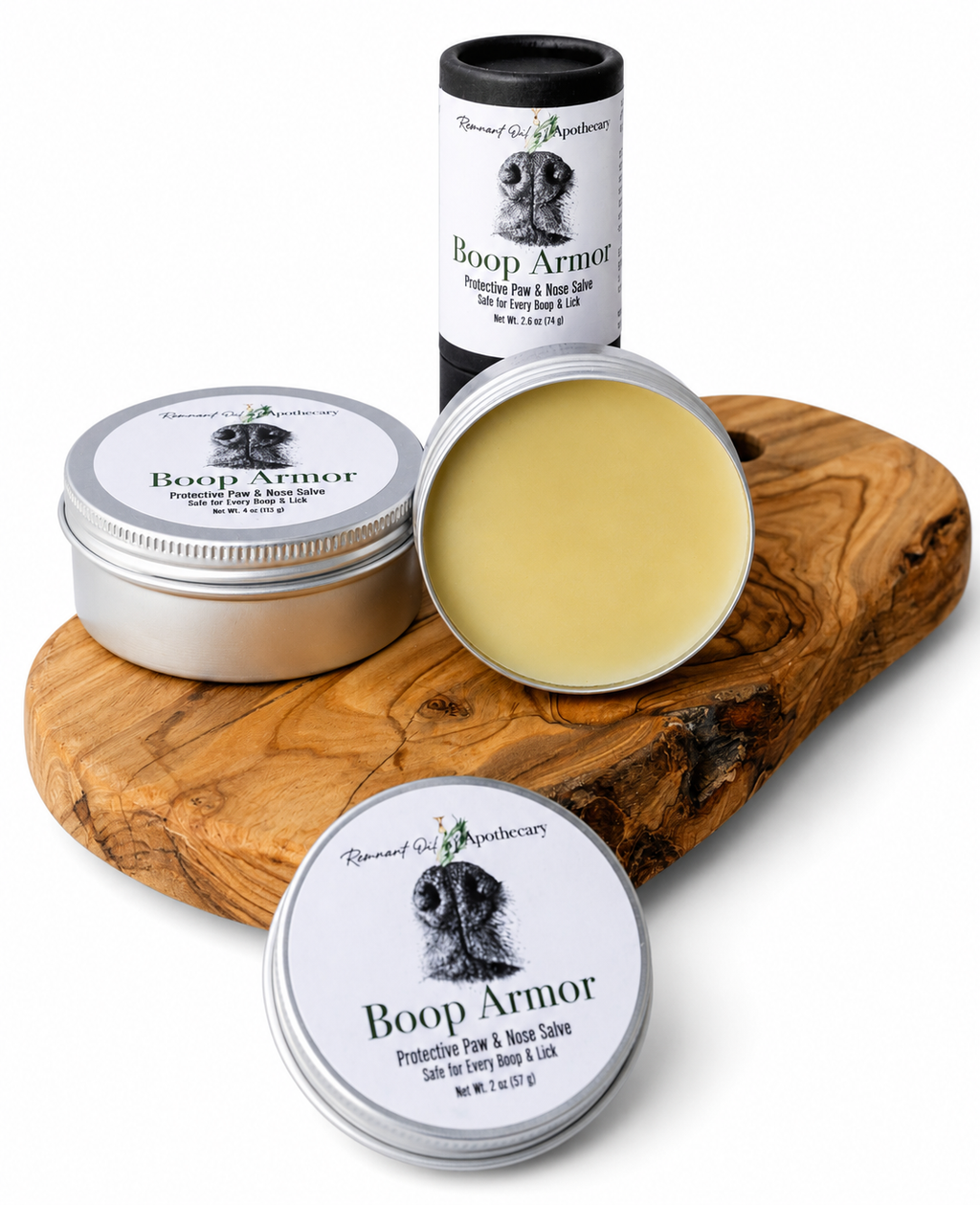 Boop Armor Paw & Nose Balm | Natural Pet Salve for Dry Skin, Cracked Paws & Sensitive Noses