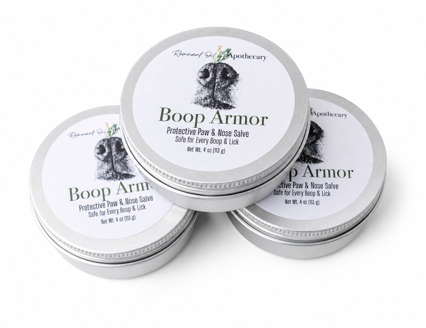 Boop Armor Paw & Nose Balm | Natural Pet Salve for Dry Skin, Cracked Paws & Sensitive Noses