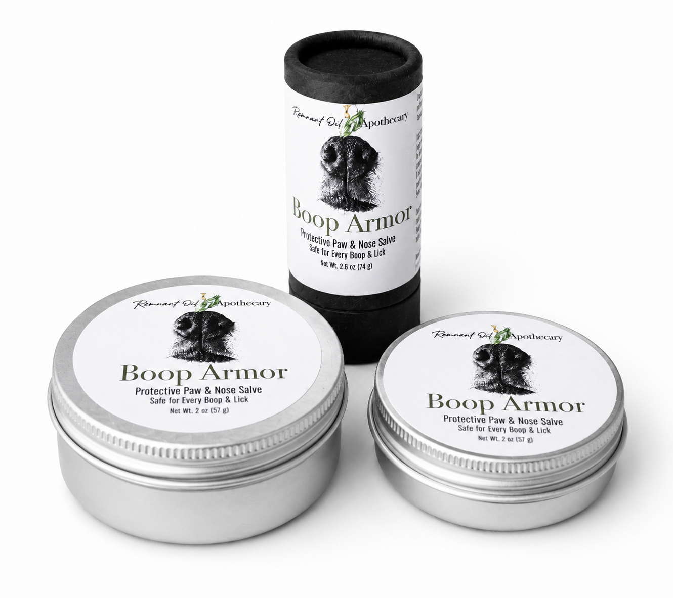 Boop Armor Paw & Nose Balm | Natural Pet Salve for Dry Skin, Cracked Paws & Sensitive Noses