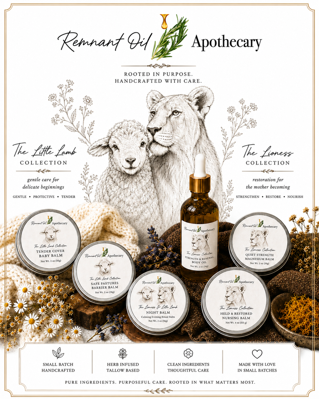 Mother & Little Ritual Collection | The Lioness & Little Lamb Complete Collection