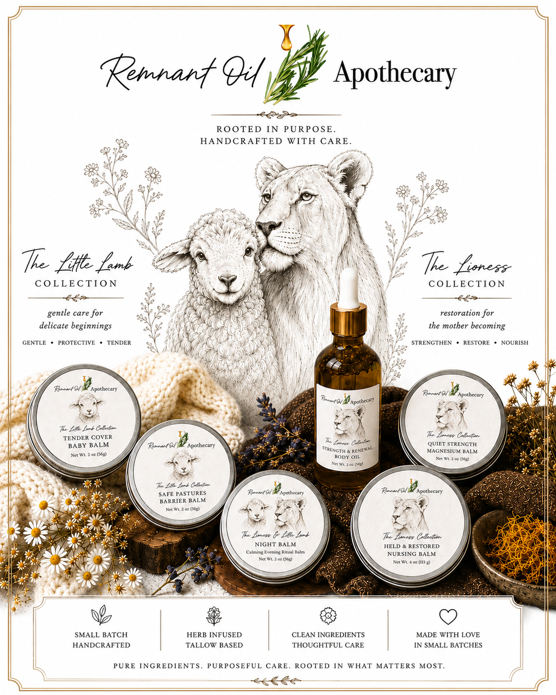 Mother & Little Ritual Collection | The Lioness & Little Lamb Complete Collection