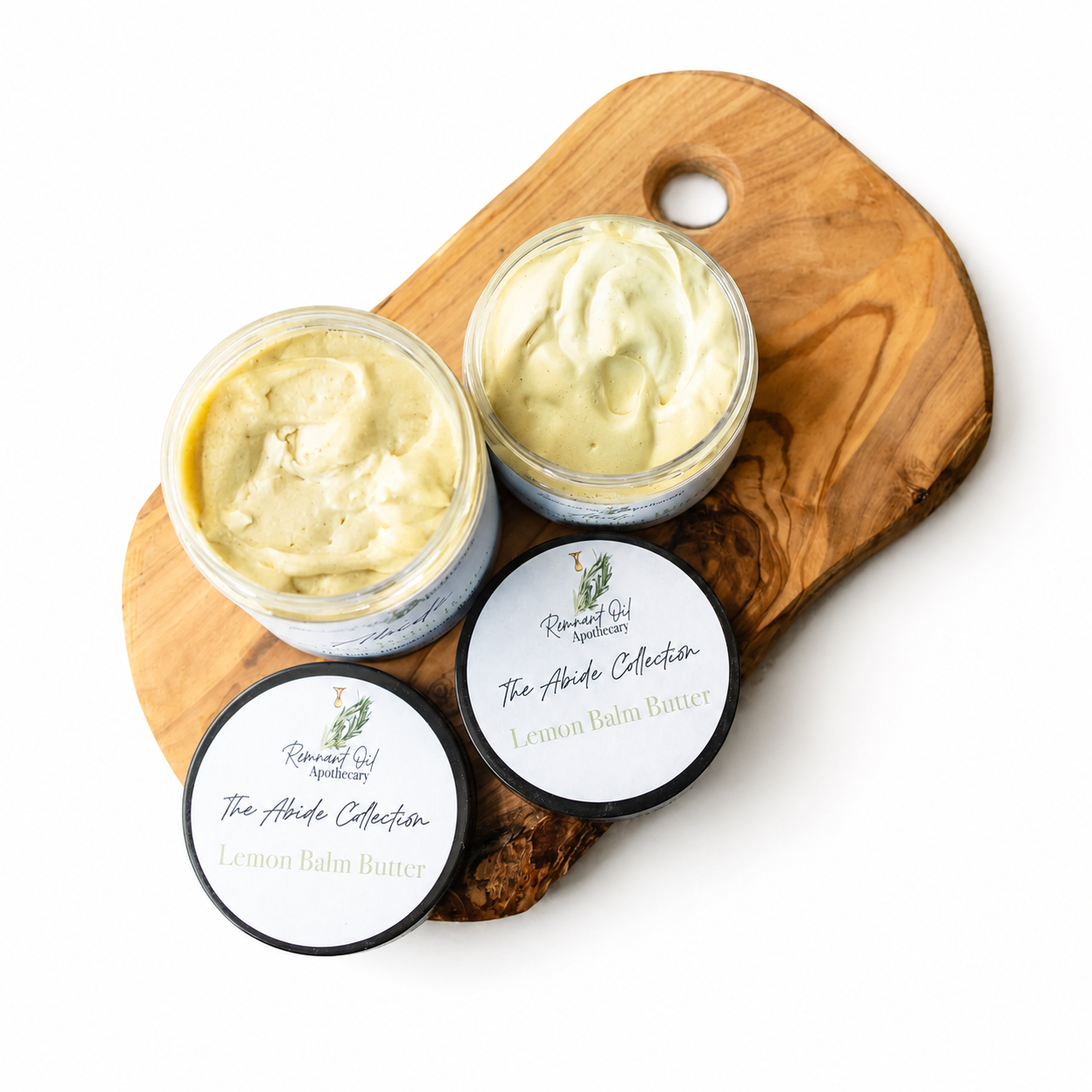 Abide Lemon Balm Body Butter | Deep Moisture Body Butter | Herb-Infused Skin Nourishment