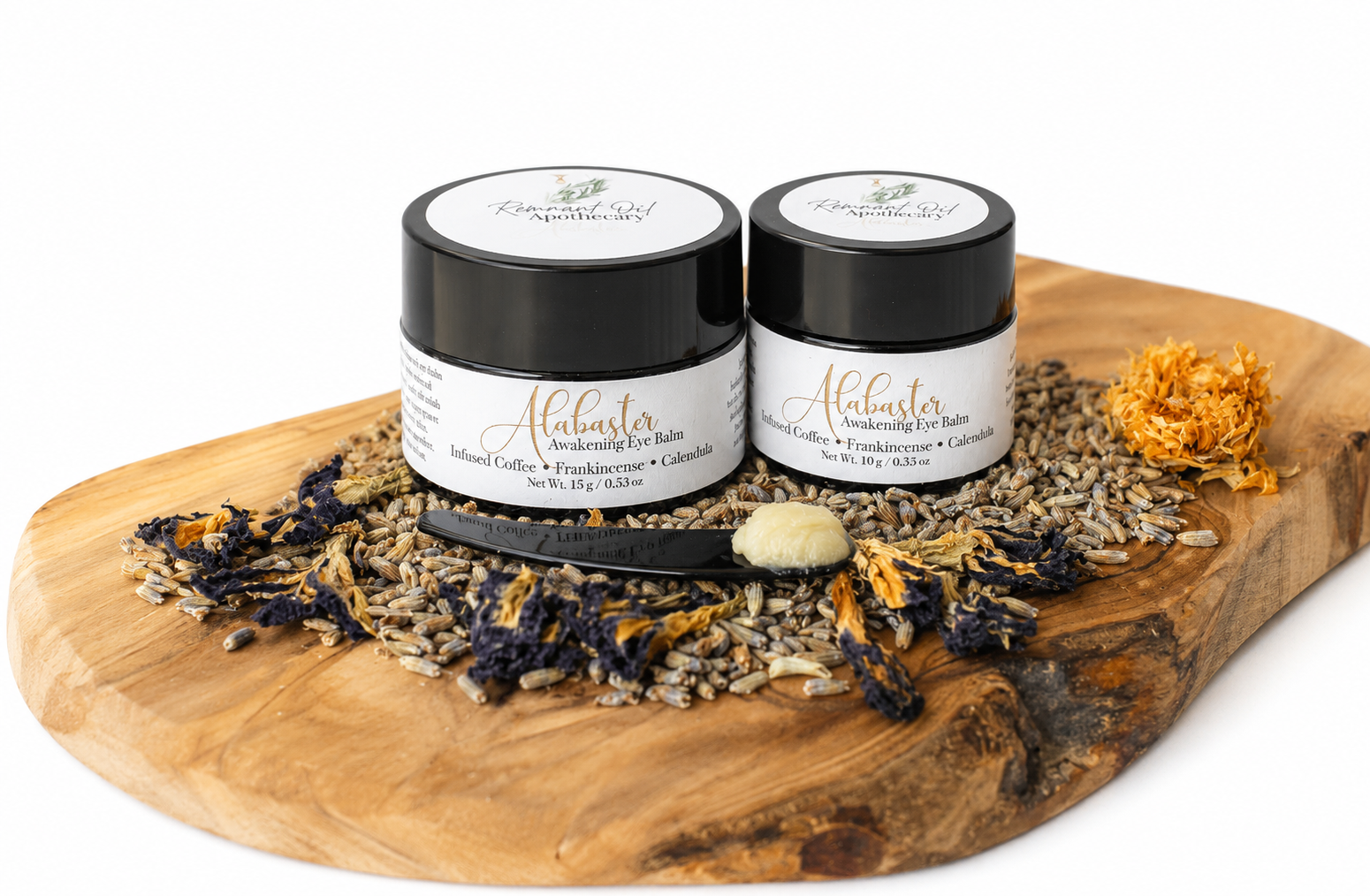 Alabaster Awakening Eye Balm | Nourishing Eye Treatment for Dry, Delicate Skin | Tallow & Botanical Oils