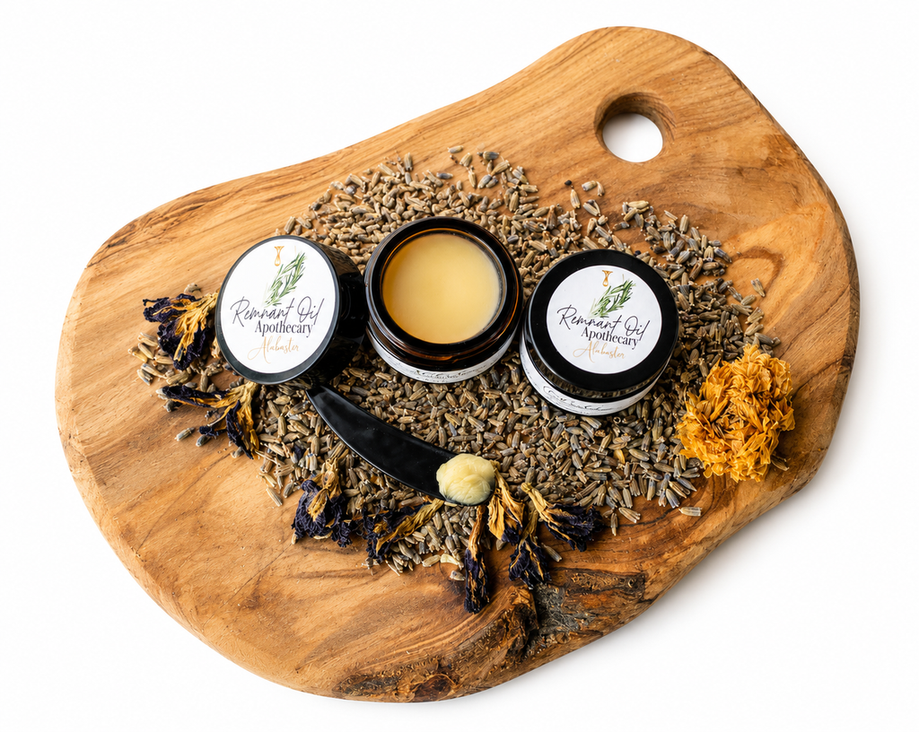 Alabaster Awakening Eye Balm | Nourishing Eye Treatment for Dry, Delicate Skin | Tallow & Botanical Oils