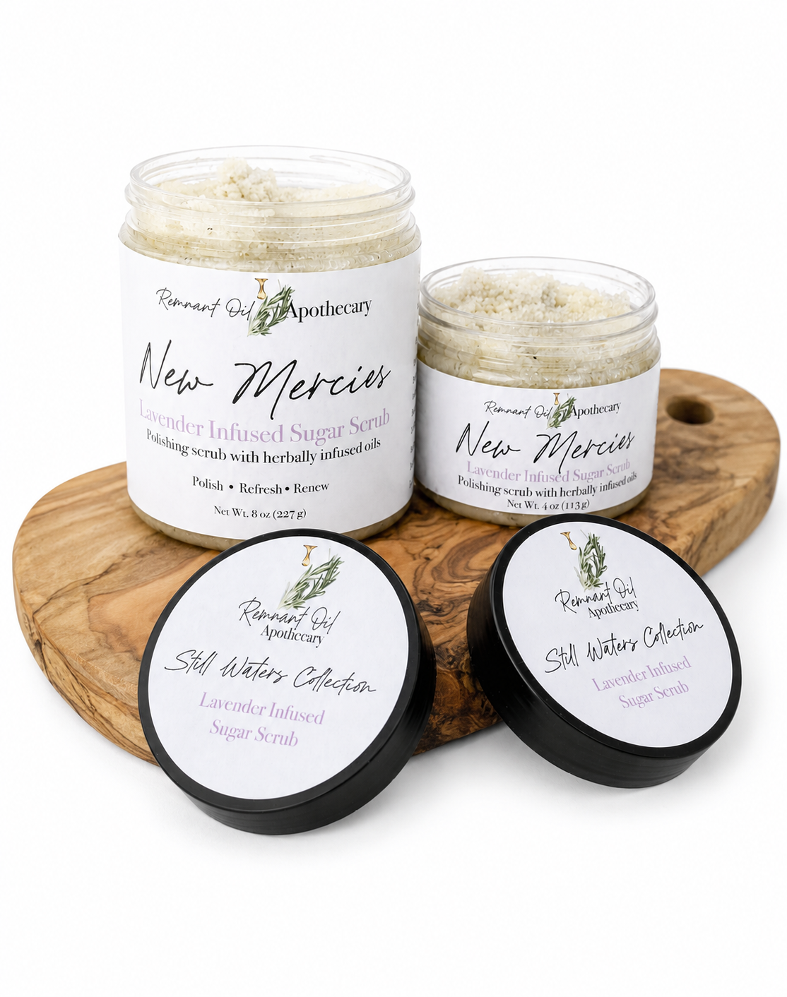 New Mercies Sugar Scrub | Herbal Exfoliating Body Polish
