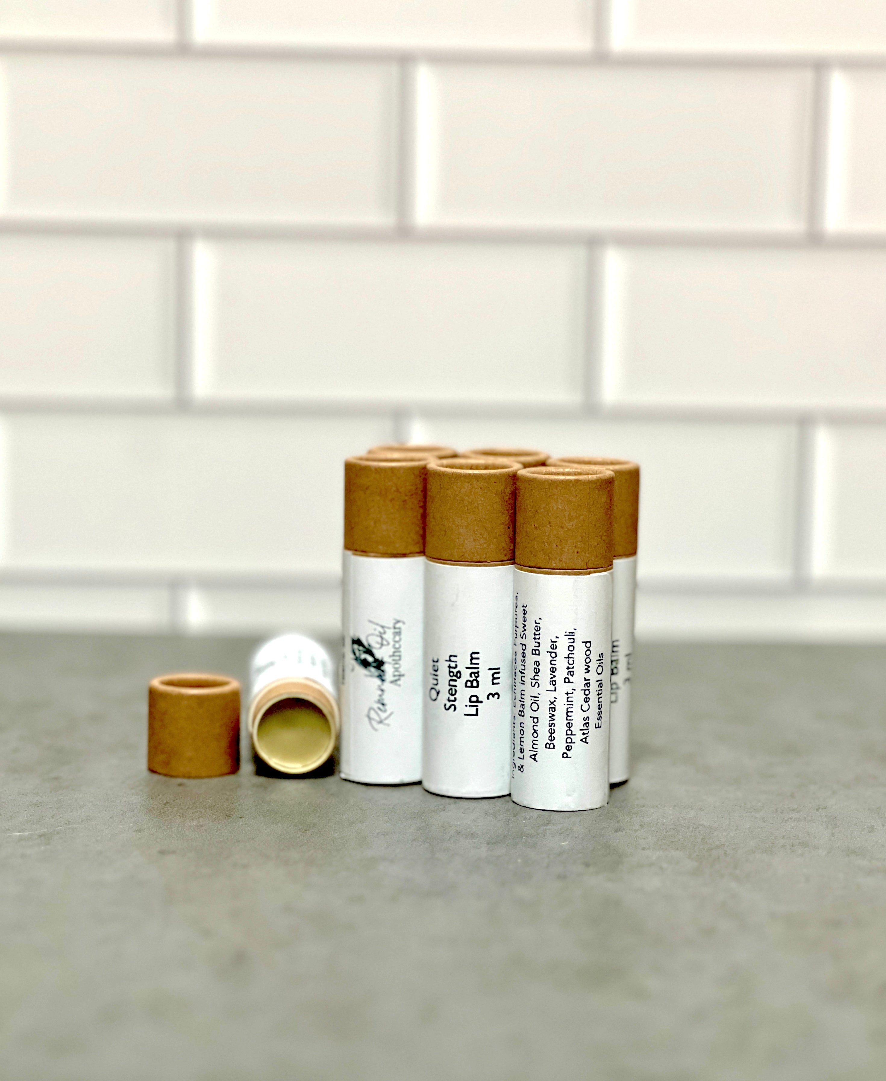 Plastic Free - Quiet Strength Lip Balm .3 oz/8.5 ml Tube