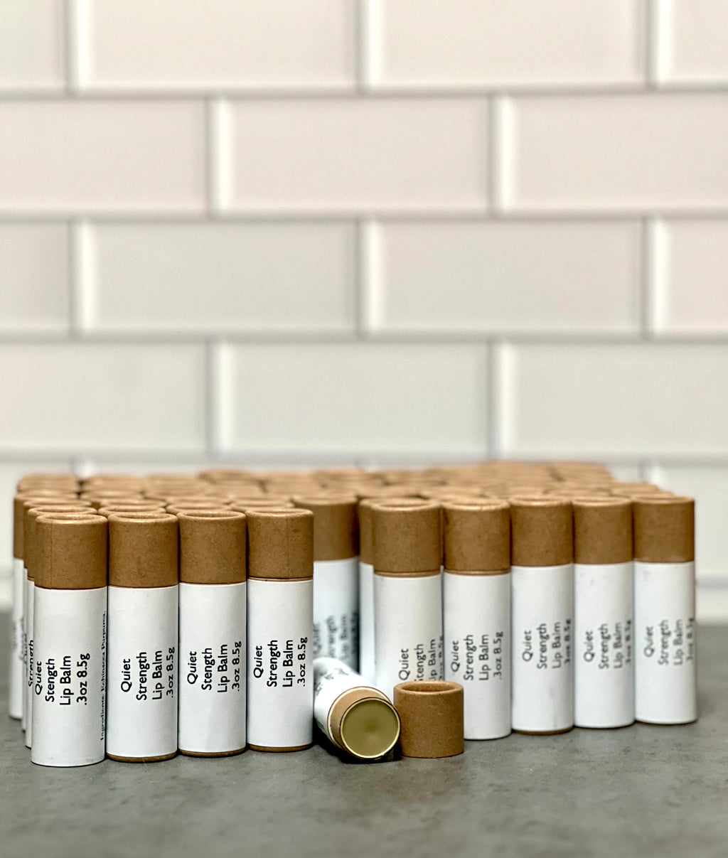 Plastic Free - Quiet Strength Lip Balm .3 oz/8.5 ml Tube
