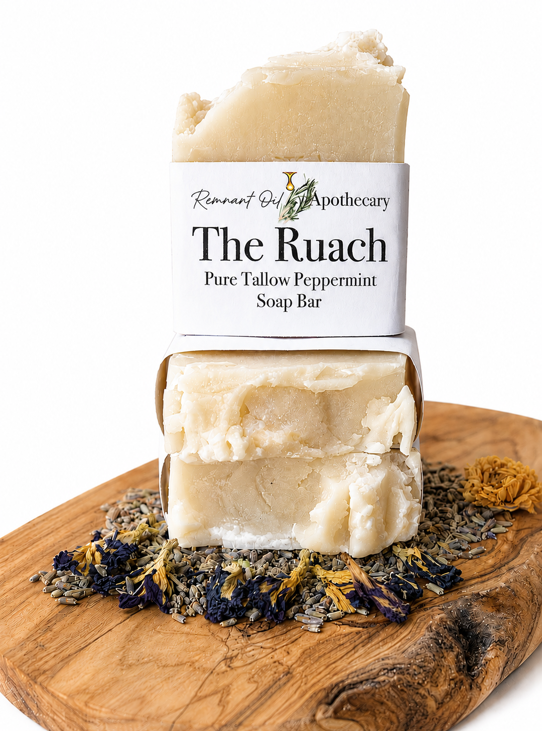The Ruach Peppermint Soap | Tallow Soap Bar for Refreshing Clean Skin