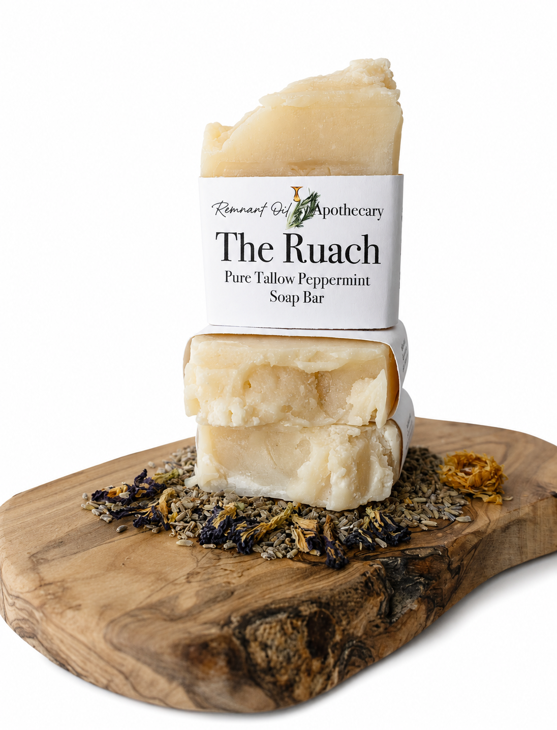 The Ruach Peppermint Soap | Tallow Soap Bar for Refreshing Clean Skin