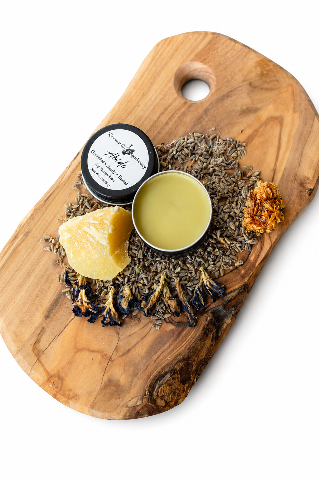 Abide Lip Balm | Lemon Balm + Echinacea Herbal Lip Care