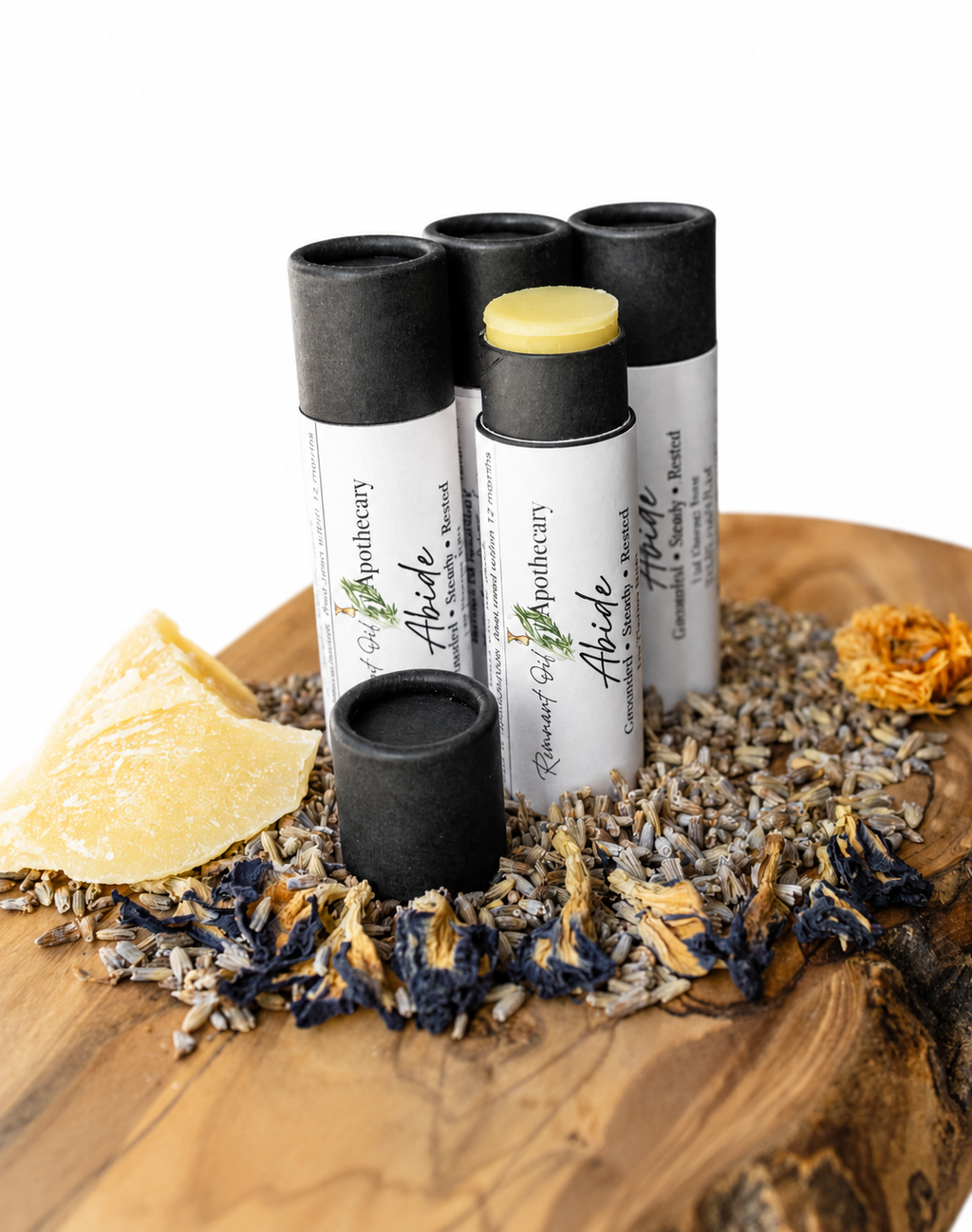 Abide Lip Balm | Lemon Balm + Echinacea Herbal Lip Care