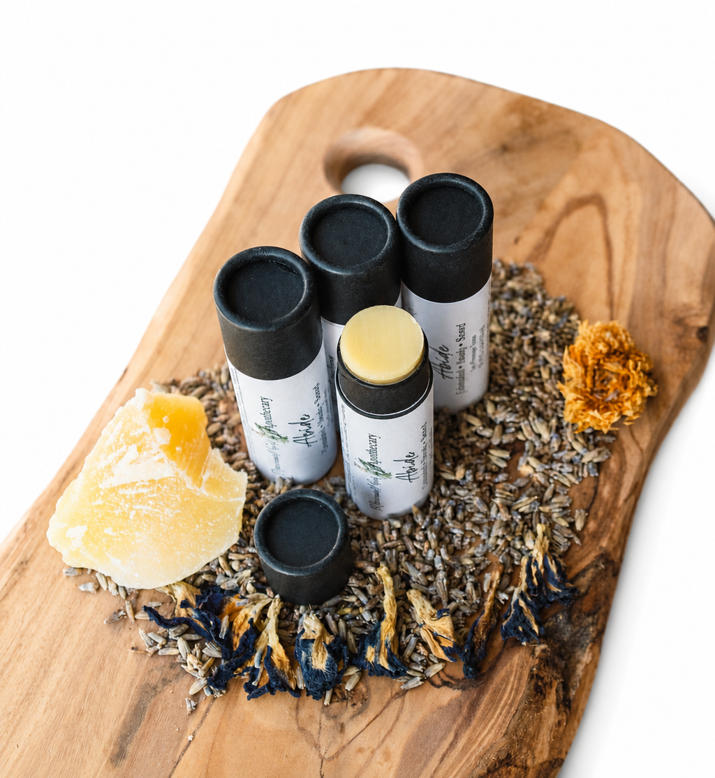 Abide Lip Balm | Lemon Balm + Echinacea Herbal Lip Care